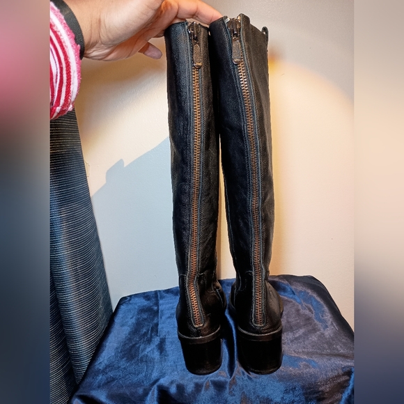 Calvin Klein Haydee Leather Women's Boots Size 8 - Picture 5 of 8